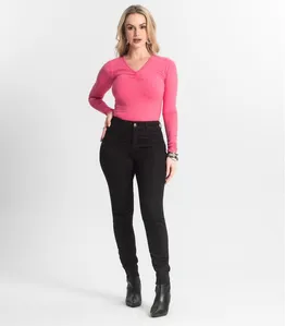 Calça Jeans Feminina Endless Preto 38