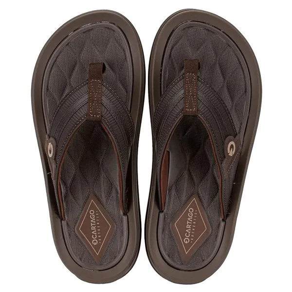 Chinelo Masculino Santorini VII Cartago 12403 CHOCOLATE 39