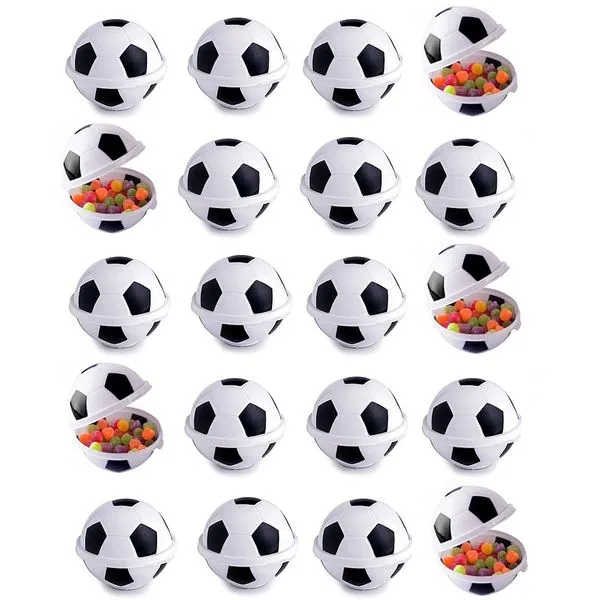 Pote De Lembranças Festa Infantil Bola De Futebol Kit Com 25