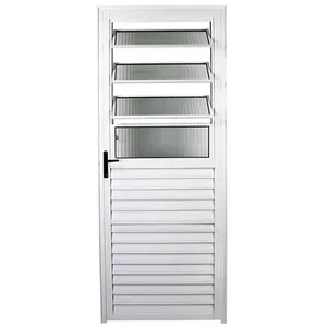 Porta de Alumínio Basculante Branca 210 x 80 L-25 Esquerda - FACCE