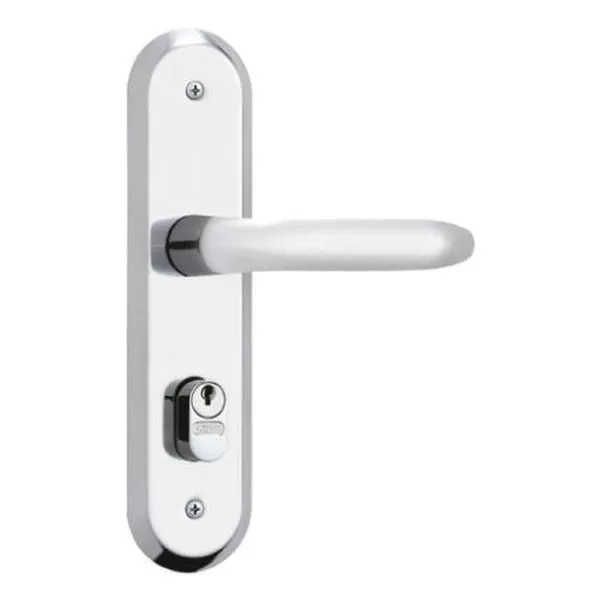 Fechadura Externa 1801-11 com Chave para Porta Residencial em Espelho Inox Inox Fechadura Externa 1801-11 com Chave para Porta Residencial Espelho Inox Inox