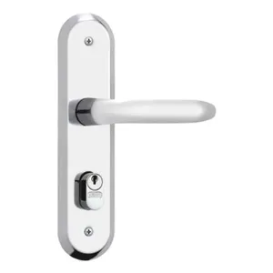 Fechadura Externa 1801-11 com Chave para Porta Residencial em Espelho Inox Inox Fechadura Externa 1801-11 com Chave para Porta Residencial Espelho Inox Inox