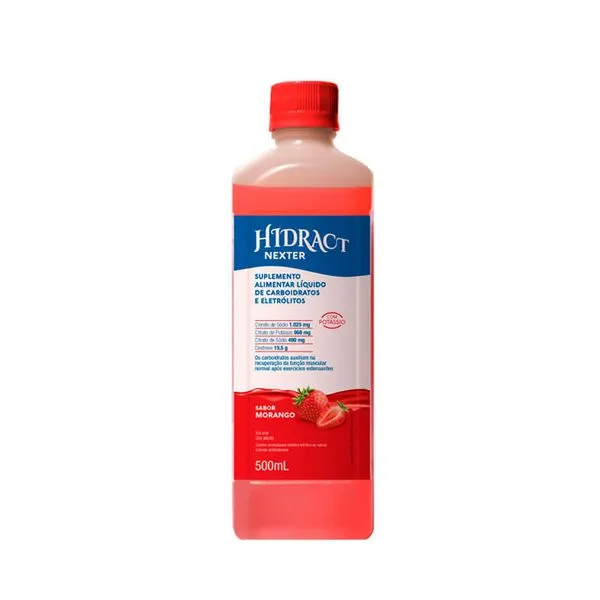 Suplemento Alimentar Hidract Nexter Sabor Morango 500ml