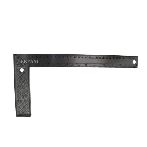 Esquadro Profissional com Cabo de Zamak de 12 Pol. Ramada 1212 Esquadro Profissional com Cabo de Zamak de 12 Pol. 1212 Ramada