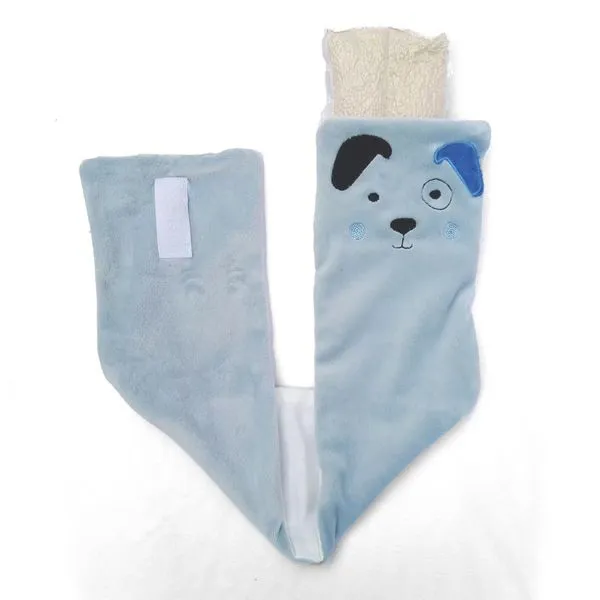 FAIXA TÉRMICA COM ERVAS ABDOMINAL PARA BEBÊS CÓLICA AZUL