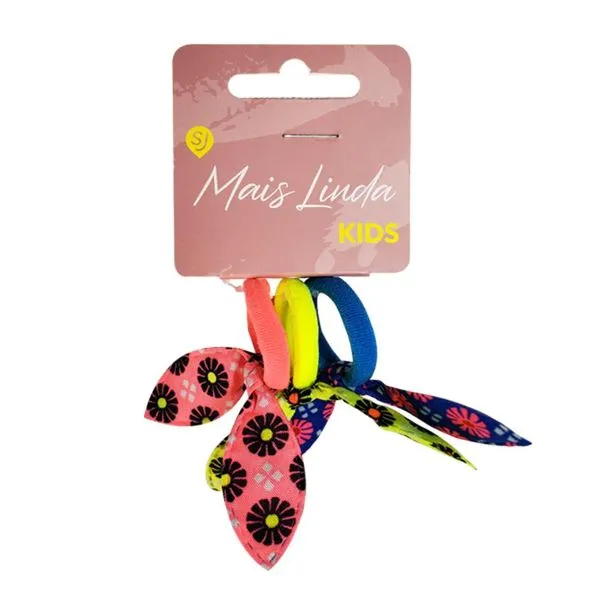 Kit Elástico para Cabelo 8268 São João Kids KIT ELASTICO 8268 SAO JOAO KIDS