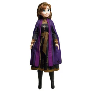 Boneca Articulada - Disney - Frozen 2 - Mini My Size - Anna - 55 cm - Novabrink