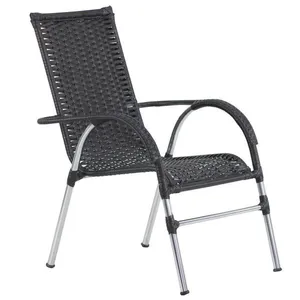 Cadeira Vênus Jardim Lazer Piscina Preto