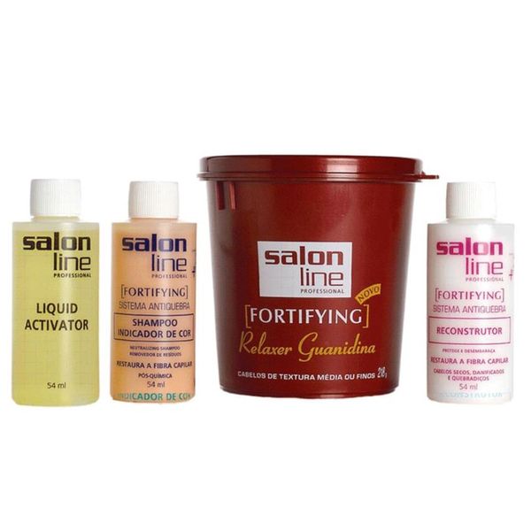 Relaxante Salon Line Kit Guanidina Fortifyng Regular