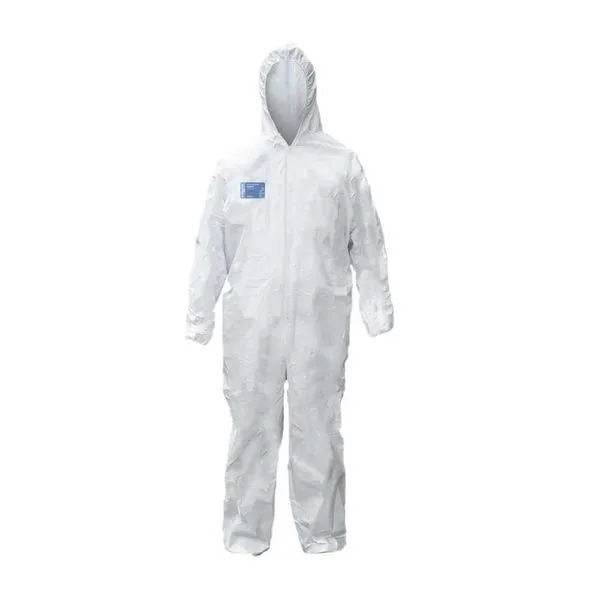 Macacão de Proteção com Capuz Branco Confort VIC85200 - VICSA M