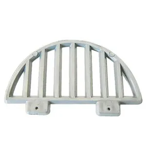 Grade Passarinheira Ondulada Cinza 95x50x5mm Proteção Contra Pássaros com Abas Plastipan Grade Passarinheira Ondulada 95x50x5mm com Abas Cinza Pacote com 100 Peças Plastipan