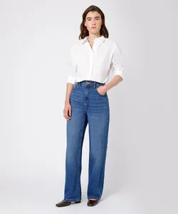 calça reta copenhagen feminina jeans mindset azul 34