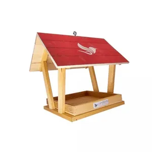 Comedouro Manual Livre Birds para Pássaros Livres Vermelho Único