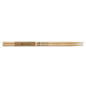 Baqueta 7A LA7AN Ponta Nylon Hickory Resposta Balanceada Madeira Natural Promark Baqueta 7A LA7AN Ponta Nylon Hickory Madeira Natural Promark