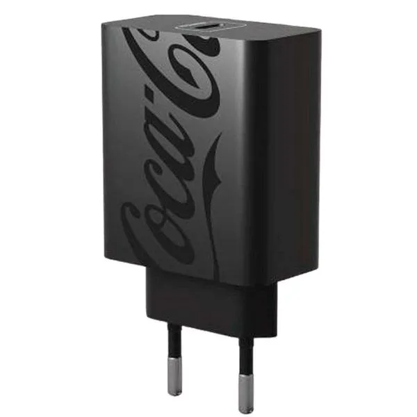 Carregador Coca-Cola Adaptador De Parede USB-C PD 20W iWill Preto (MP)