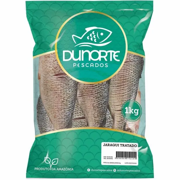 Peixe Jaraqui Tratado Dunorte Pescados 1kg