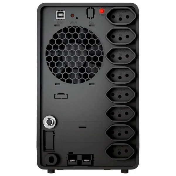 Nobreak 2000va Sms Gamer Senoidal, Ent. Bivolt, Saida Bivolt Manual, Wi-fi, Usb-c, Rgb, 8t - 29601