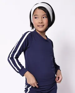 Blusão Infantil Crepe Frizo Duplo Marinho 4