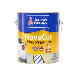 Tinta Premium Acrílica Fosco Novacor Piso 3,6L Sherwin Williams Tinta Premium Acrílica Fosco Novacor Piso Concreto 3,6L