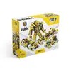Blocos de Montar Cubic 12 em 1 City Construção 573 Peças Multikids - BR1093 BR1093