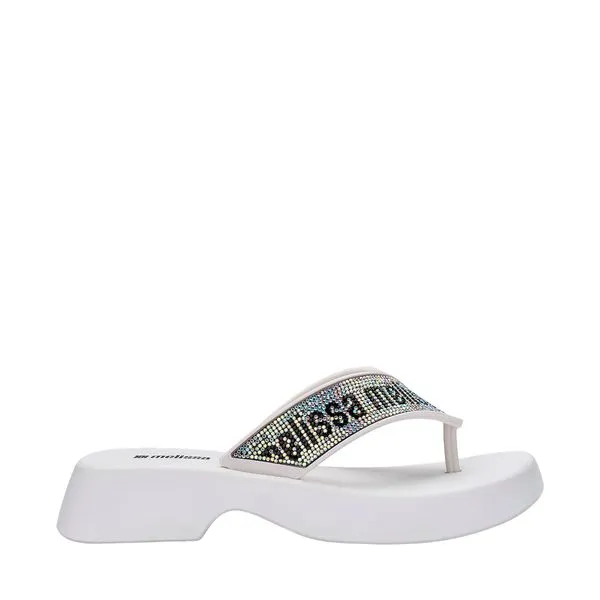 Melissa Flatform M Lover Deluxe Branco Cristal 36977-38