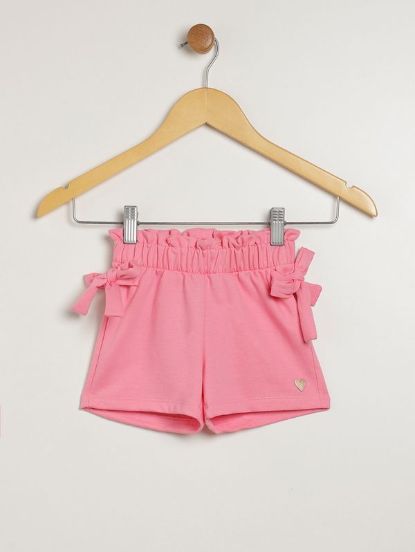 Short Moletinho Infantil Para Menina - ROSA 4
