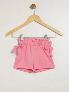 Short Moletinho Infantil Para Menina - ROSA 4