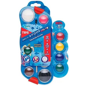 Aquarela Tris Mega Acqua Color 17 Peças - 602875