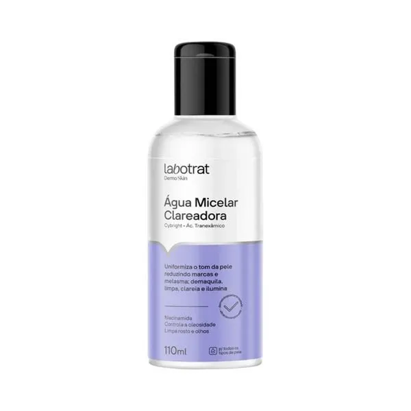 Água Micelar Labotrat Dermo Skin Clareadora 110ml Agua Mic Labotrat 110ml Dermo Skin Clareadora
