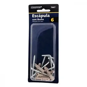 Escapula com Bucha 06 com 6 Peças Brasfort