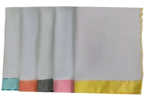 Kit 3 Panos Copa Algodão Pé de Galinha Barra Xadrez Sortido 48x68cm - Textil Silva