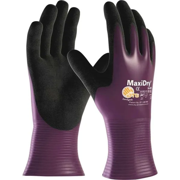 Luva Nitrílica Foam Antiderrap. Rox/Pre Maxidry Total DA-35426 DANNY - XG