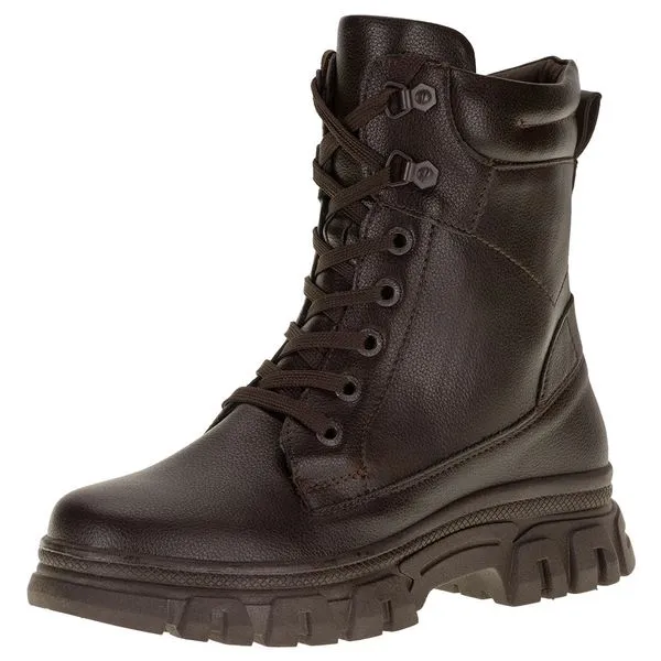 Bota Feminina Coturno Mooncity - 72162 CAFÉ 38
