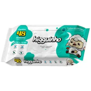 Toalha Umedecida Higguinho 48 Unidades (MP)