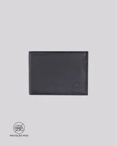 Carteira Dobravel RFID 3 Partes | Madrid 738I PRETO