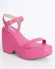 Sandália Plataforma Moleca Rosa 36