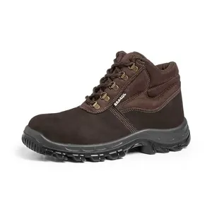 Botina couro nobuck Marrom Xploro Plus BRACOL 38