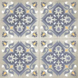 Piso Cerâmico Acetinado Retificado 66x66cm Caixa com 2,18 m² Extra Azul Braga Mate Formigres