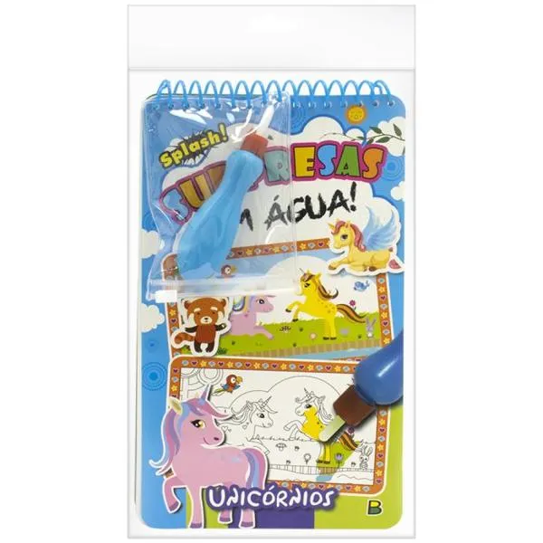 Livro Todo Livro Surpresas com Água Unicórnios LIVRO TODO LIVRO SURPRESAS COM AGUA UNIC