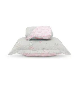 Kit Cobre Leito Casual Kids Solteiro Appel Cinza UN / Cinza