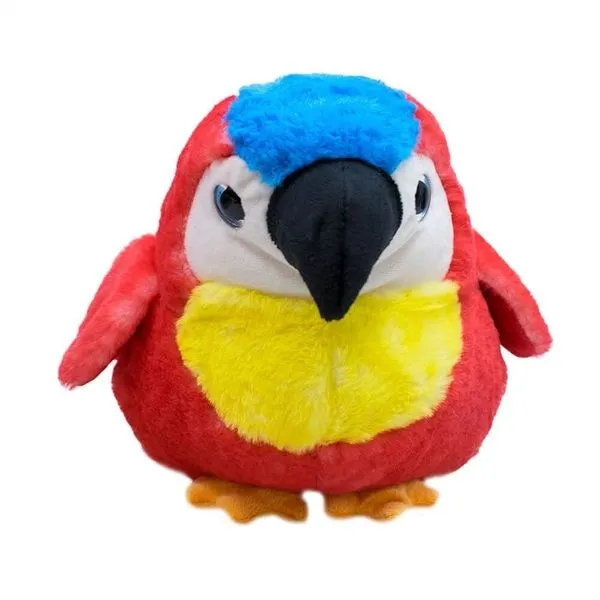Pássaro Ave Arara Vermelha 22 Cm - Pelúcia