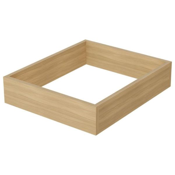 Fechamento De Cozinha Modulado Kit De Rodapé Multilinha 40x47x10cm Nature - Nesher