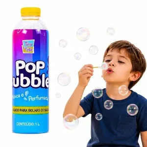 Refil de Bolha de Sabão Líquido 1L Pronto para Uso Atóxico para Brincadeiras e Festas Utibom Refil de Bolha de Sabão Líquido 1L Atóxico para Brinquedos e Lembrancinhas Utibom