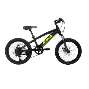 Bicicleta JPP Rava Pressure Jr Aro 20 7 Velocidades Shimano Preto E Amarelo (MP)