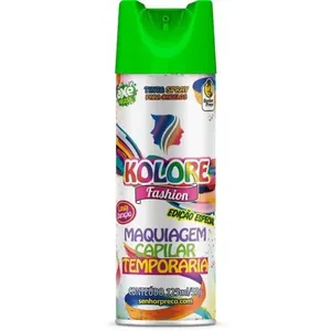 Spray para Cabelo Kolore 125ml Verde SPRAY CAB KOLORE 125ML VERDE