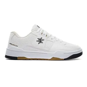 Tênis Casual Nesk Branco e Preto Masculino 43