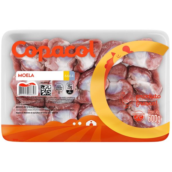 Moela de Frango Copacol Resfriado 600g