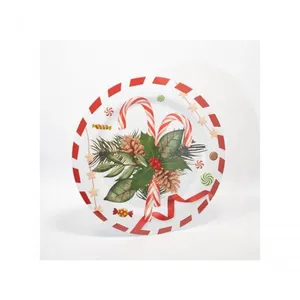 Sousplat De Natal Melamina Decoração Natalina 35cm