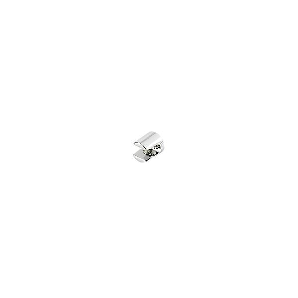 Suporte Redondo Fenda Cromado para Prateleira de Vidro 2 Peças Criativa Suporte Redondo Fenda para Prateleira de Vidro 8mm Cromado 02 Peças