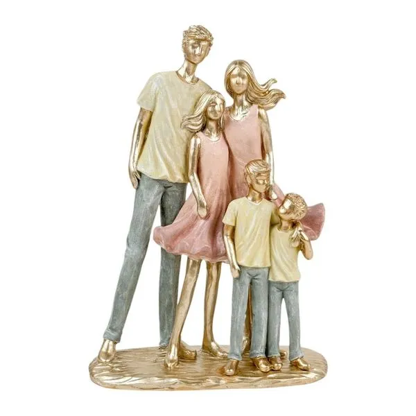 Estátua Decorativa Família Concepts Life Dourado 437-4220167